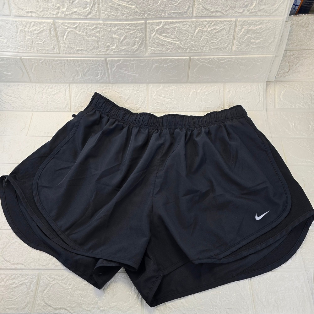 Nike Dri-FIT 10-2 Running Shorts Womens 2XL Black Athletic 831558-014 Training